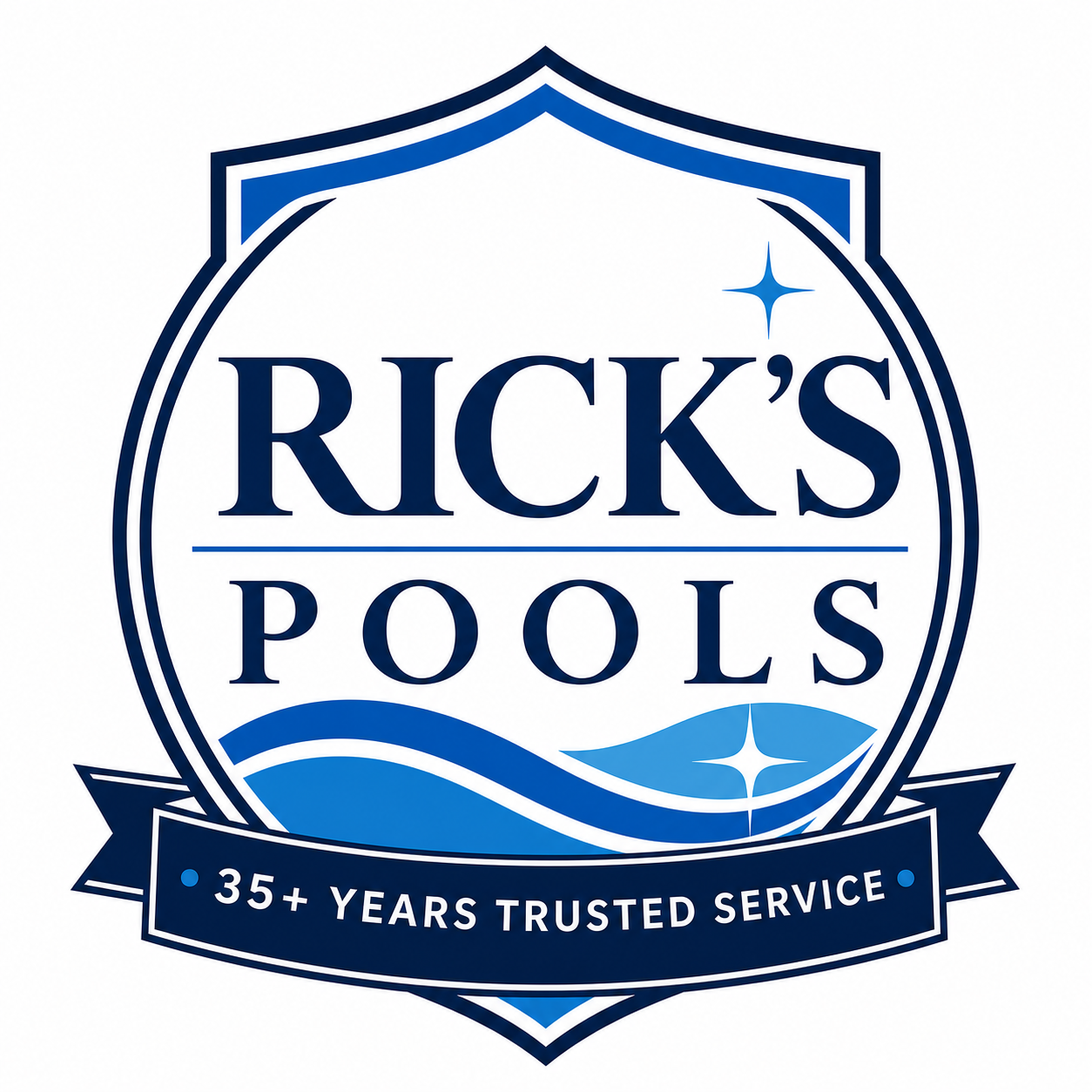 Rick's Pools Logo