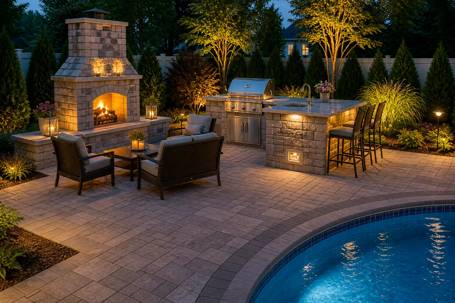 Patio and outdoor upgrade project